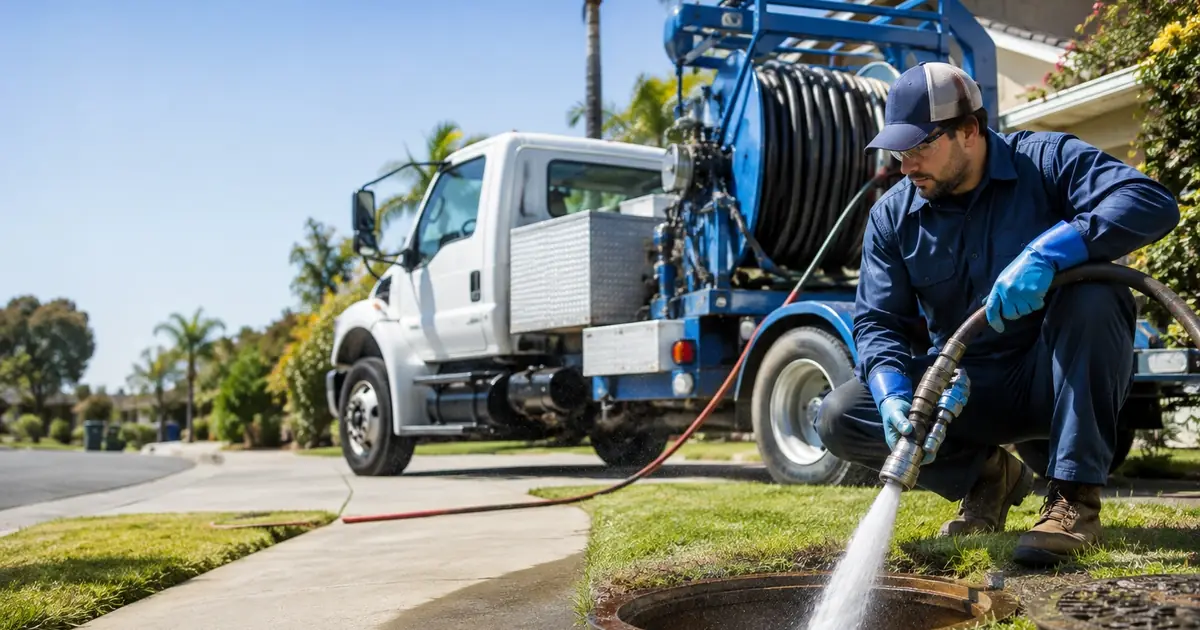 Hydro jet sewer cleaning Porter Ranch