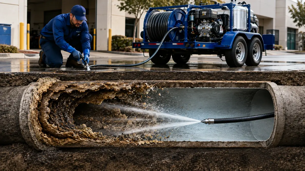 Sewer Pipe Descaling in Porter Ranch